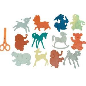 Vtg Animal Stencils made in Hong Kong